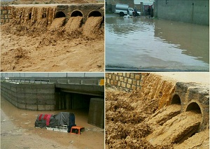 خسارت به کشاورزان و اختلال در راه های استان مرکزی