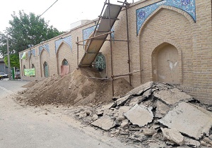 افتتاح کارگاه مرمتی مسجد جامع سرخه