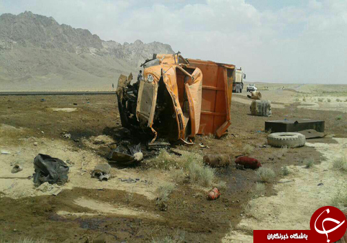 جان باختن سه نفر ازپرسنل انتظامی در تصادف رانندگی+ تصاویر