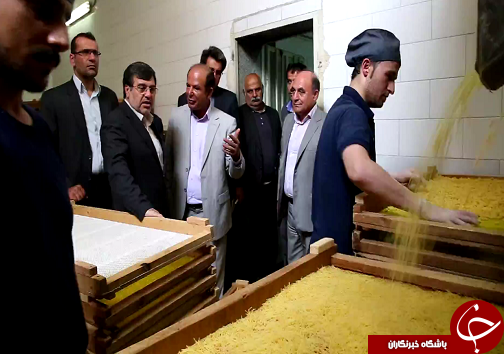 بازدید استاندار از یک واحد تولیدی