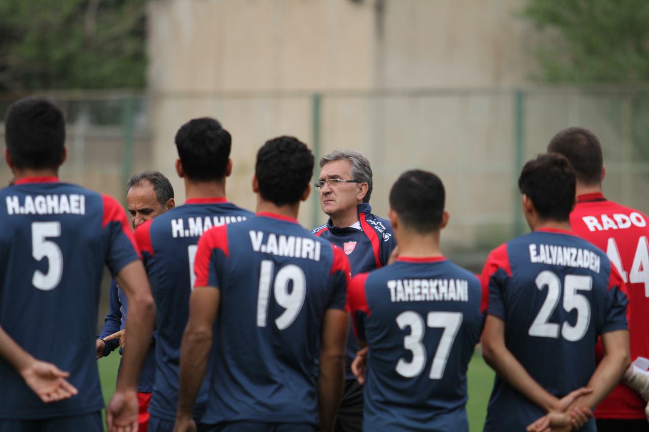 حضور دوستان برانکو و کودک اوتیسمی در تمرین پرسپولیس