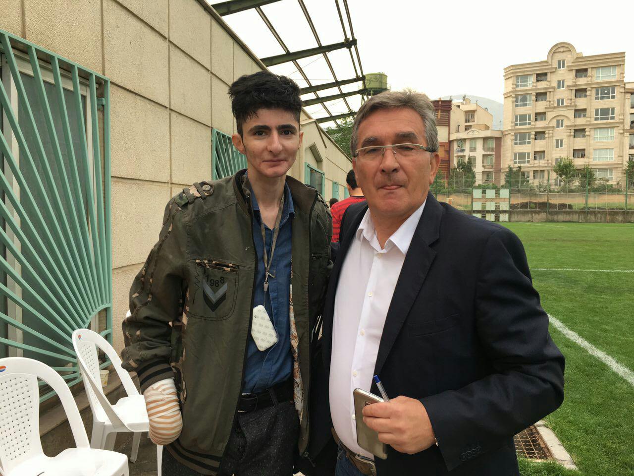 حضور دوستان برانکو و کودک اوتیسمی در تمرین پرسپولیس