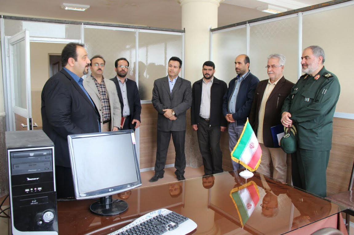 استقرار هسته فناور خانه نخبگان بسیج در مرکز رشد واحد همدان