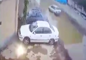 لحظه دزدی با پراید از خودروها + فیلم