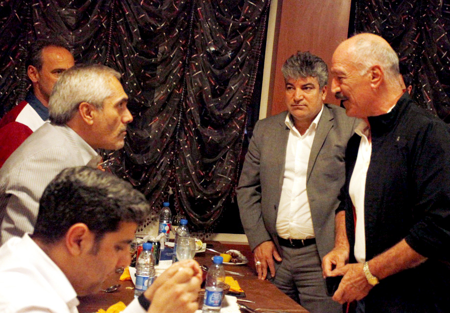 علی اکبر طاهری در اردوی سرخپوشان