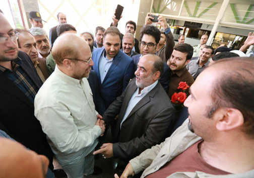 محمد باقر قالیباف دقایقی پیش وارد خرم آباد شد+ عکس