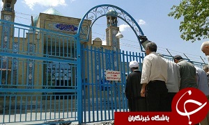 پلمپ تنها مسجد ورودی شهراراک در مسیر تهران، جنوب