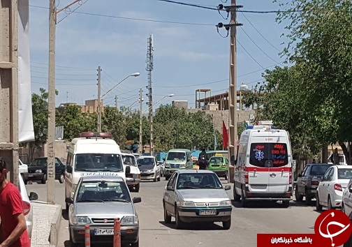 انفجار در پمپ بنزین