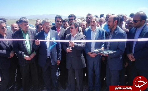افتتاح دو طرح عمرانی و آموزشی در کوهین