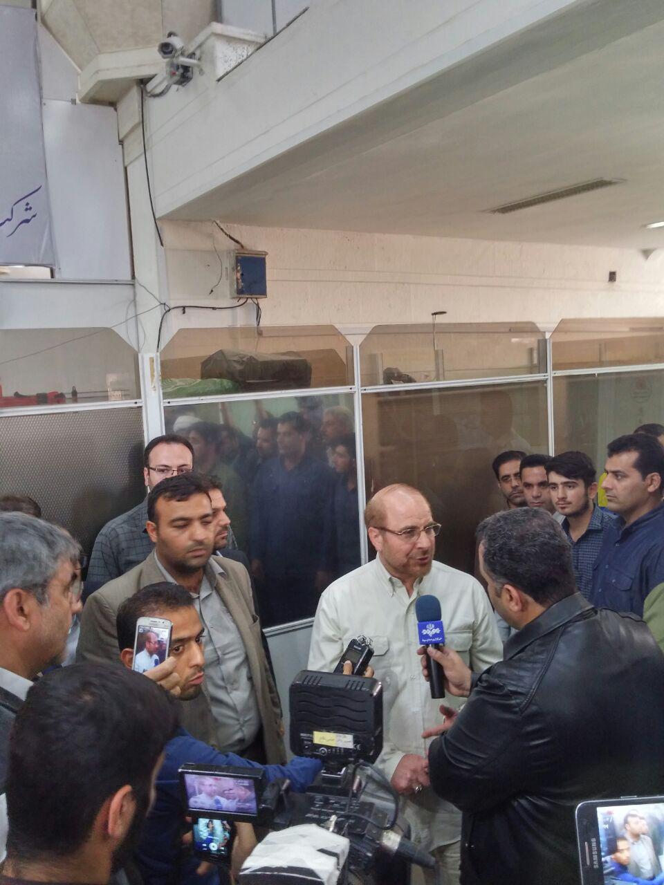 ورود محمدباقر قالیباف به اهواز