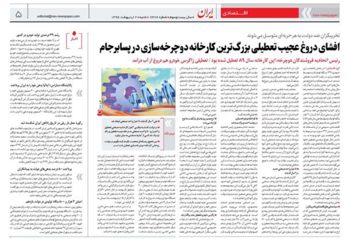 روند سریالی تعطیلی کارخانه&zwnj;های تولیدی در دولت یازدهم/ سهم ٩ هزارم درصدی بانک&zwnj;ها در سرمایه&zwnj;گذاری مستقیم