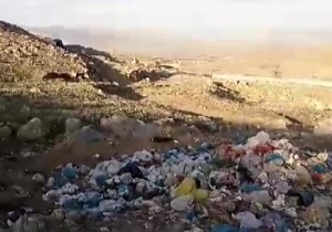 انباشت زباله ها در گردنه زاغه + فیلم