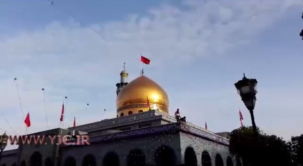 جشن نیمه شعبان در حرم حضرت زینب +فیلم اختصاصی