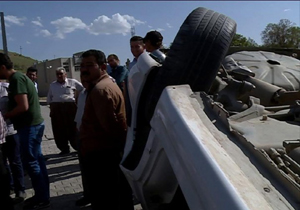 2 زخمی بر اثرتصادف درون شهری در مهاباد