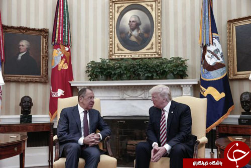 عکاسان روس تنها حاضران نشست ترامپ- لاوروف+ تصاویر