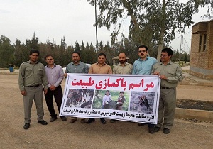 پاکسازی تفرجگاههای شهرستان قصرشیرین