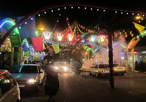 قزوین غرق جشن های نیمه شعبان شد
