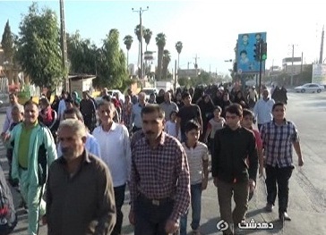 همایش پیاده روی در شهر دهدشت