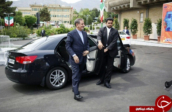 جهانگیری برای حضور در سومین مناظره وارد صدا و سیما شد+ تصویر