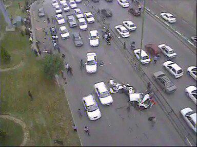 سرعت بالای خودرو 206 دو نفر را به کام مرگ کشاند