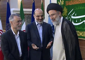 شوخی رئیسی با رئیس رسانه ملی پس از پایان مناظره + فیلم