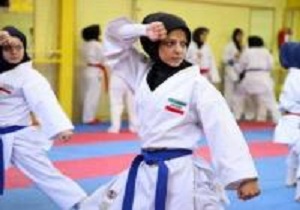 برگزاری مسابقه های لیگ کاراته  بانوان کرمانشاه