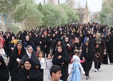 همایش پیاده روی بانوان روستایی شهرستان تویسرکان