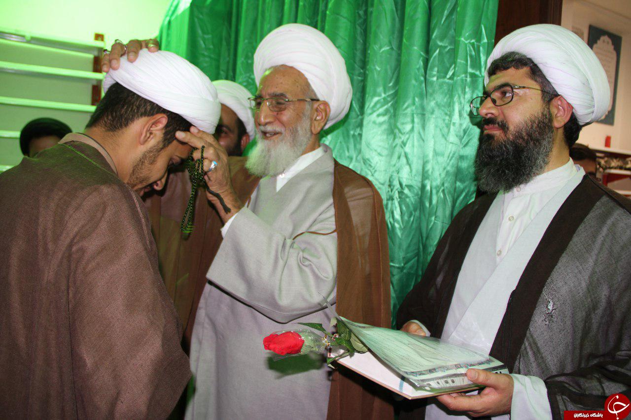 برگزاری مراسم معنوی عمامه گذاری در تربت جام+تصاویر