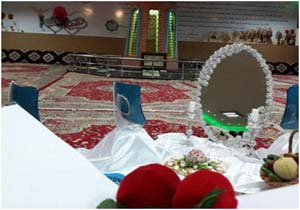 پیوند آسمانی زوج آملی در جوار مزار پنج شهید گمنام