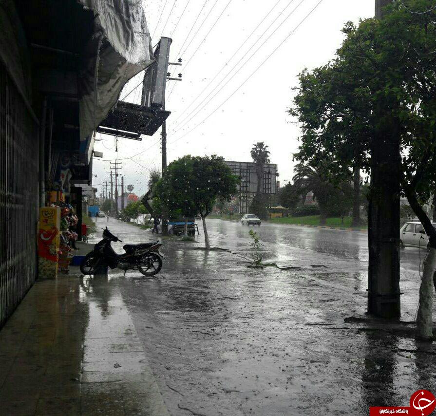 نمایی از آسمان ابری در بابل + تصاویر