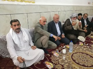 دیدار میرسلیم با خانواده شهید مدافع حرم محمد ظهیری
