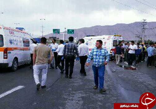 20 مصدوم در واژگونی اتوبوس