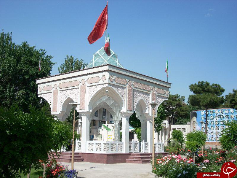 جاری شدن خطبه عقد در کنار مزار شهدا + تصاویر