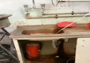 بهداشت اسفناک آبدارخانه مدرسه در اهواز + فیلم
