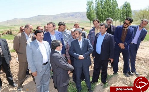 افتتاح و کلنگ زنی چند طرح کشاورزی در آوج