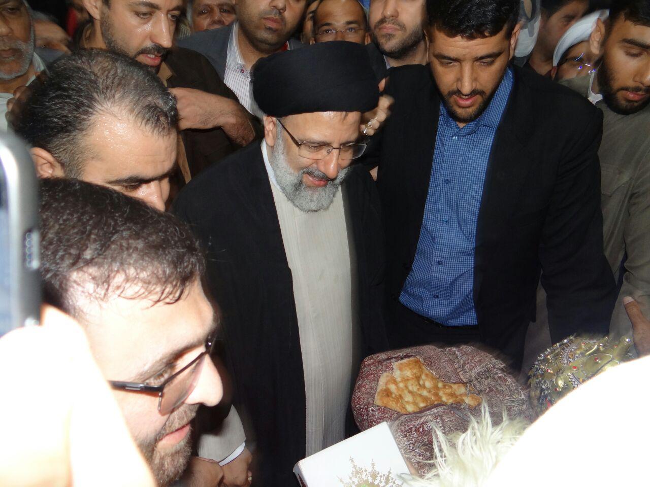محل سخنرانی رییسی در گرگان+تصاویر
