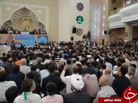 رییسی در میان هواداران گرگانی ؛ سایه جنگ را حضور قدرتمندانه مردم برداشت