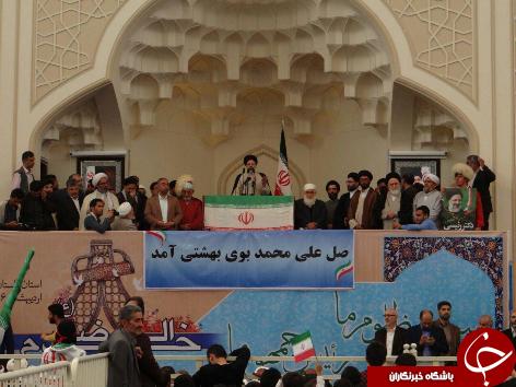 رییسی در میان هواداران گرگانی ؛ سایه جنگ را حضور قدرتمندانه مردم برداشت