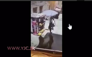لحظه عملیات شهادت طلبانه جوان اردنی در قدس +فیلم