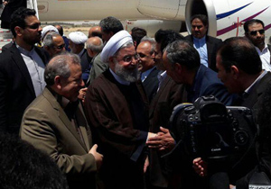 حجت الاسلام روحانی وارد اصفهان شد