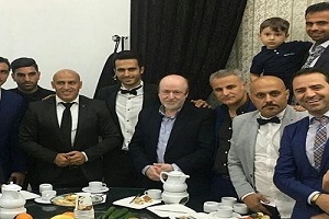حضور استقلالی ها در مراسم عروسی دروازه بان آبی ها
