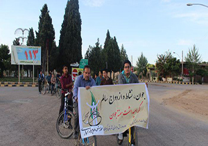 برگزاری همایش دوچرخه سواران در کوهبنان