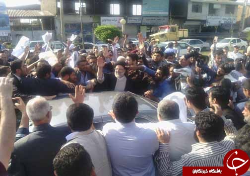 ورود حجت&zwnj;الاسلام والمسلمین رئیسی به مازندران