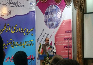 طرح فاضلاب شهر نیاسر کاشان بهره برداری شد