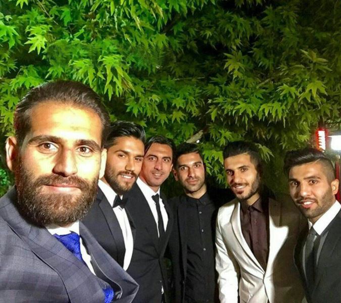 بازار داغ عروسی در استقلال ؛تبریک آبی ها به تازه داماد