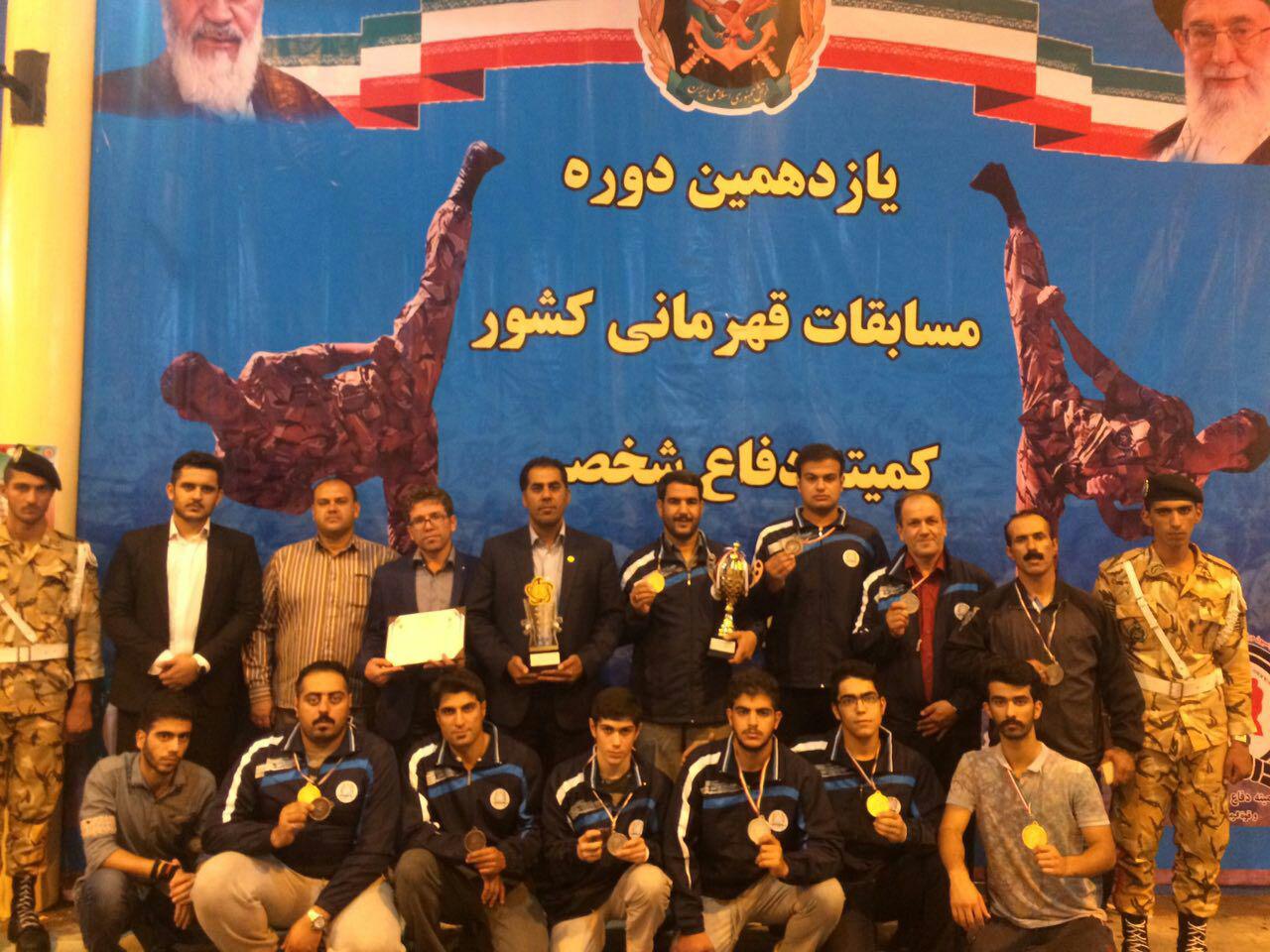 تهران الف و نیروی زمینی فاتحان مسابقات قهرمانی کشور دفاع شخصی