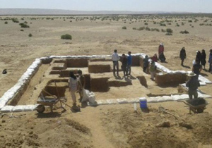 کشف بقایای یک شاه نشین در محوطه تاریخی فیض آباد