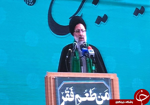 آغاز سخنرانی حجت&zwnj;الاسلام و المسلمین رئیسی در شیراز + تصاویر