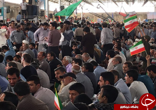 آغاز سخنرانی حجت&zwnj;الاسلام و المسلمین رئیسی در شیراز + تصاویر
