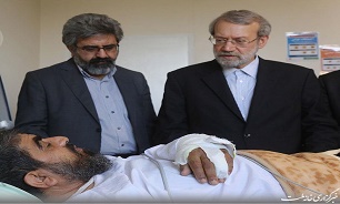 لاریجانی از نماینده فلاورجان عیادت کرد